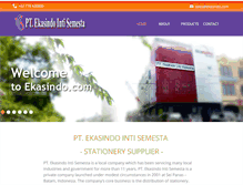 Tablet Screenshot of ekasindo.com